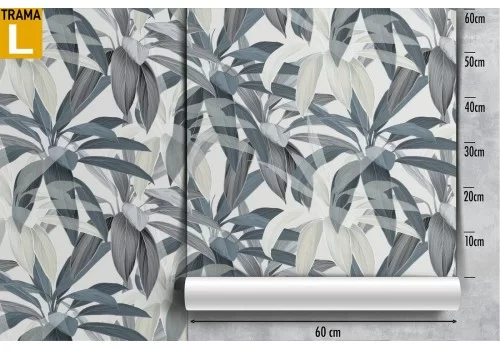 Carta da Parati decorazione foglie natura astratta. 2