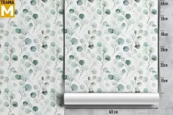 Stylized Nature Leaves Wallpaper