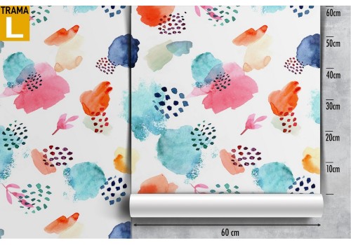 Vintage pattern wallpaper with abstract colors. 2