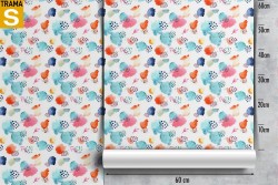 Carta da Parati Design e Stili Astratta Vintage