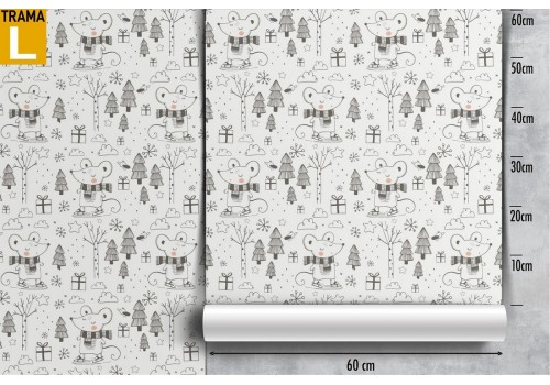 Mickey Mouse pattern children's wallpaper. 2