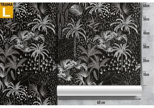 Abstract tropical forest wallpaper. 2