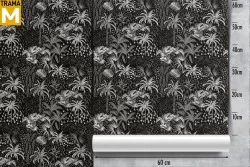 Carta da Parati Foreste e Alberi Foglie Tropicale