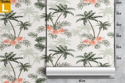 Carta da Parati pattern palme tropicali.