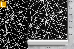 Carta da Parati pattern linee geometriche stilizzate.