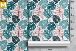 Carta da Parati Foglie Tropicale