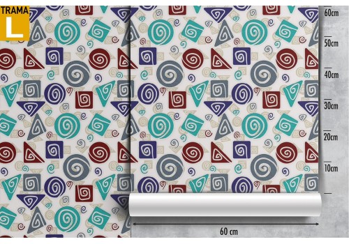 Vintage abstract geometries wallpaper. 2