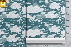 Stylized Oriental Zen Wallpaper