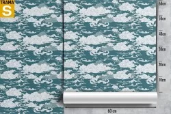 Wallpaper Design and Oriental Zen Stylized Styles