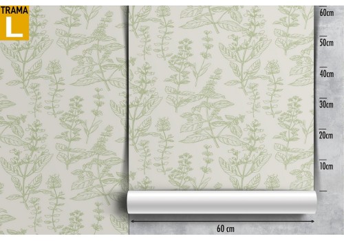 Wallpaper nature vintage stylized leaves. 2