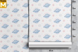 Wallpaper Decorations and Patterns Space and Planets