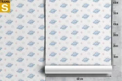Children's Wallpaper Decorations and Patterns Space and Planets