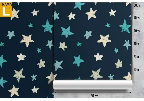 Children's wallpaper decoration stars. 2