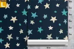 Carta da Parati bambini decorazione stelle.