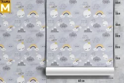 Carta da Parati Decorazioni e Pattern Spazio e Pianeti