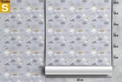 Carta da Parati Bambini Decorazioni e Pattern Spazio e Pianeti