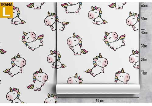 Children's wallpaper decoration unicorn design. 2