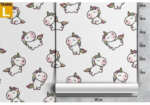 Children's wallpaper decoration unicorn design. 2
