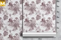 Tropical Trees Leaves Wallpaper