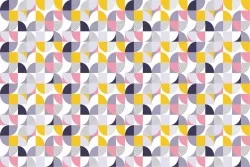 Vintage 70s wallpaper decoration.
