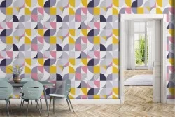 Carta da Parati Geometrica Vintage