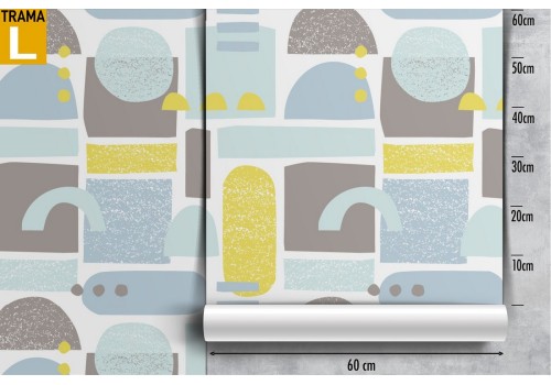 Children's wallpaper abstract fantasy design. 2