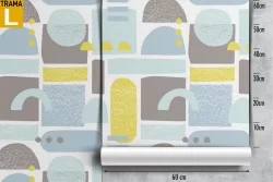 Children's wallpaper abstract fantasy design.