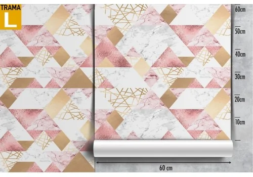 Carta da Parati pattern geometrico glam. 2