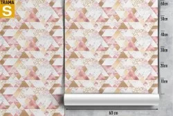 Carta da Parati Design e Stili Geometrica Luxury Moderna