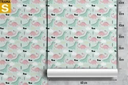 Carta da Parati Bambini Decorazioni e Pattern Personaggi e Cartoni Animali uccelli