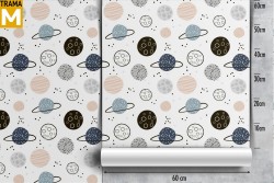 Wallpaper Decorations and Patterns Space and Planets