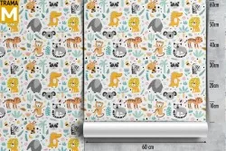 Carta da Parati Animali uccelli Decorazioni e Pattern