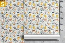 Children's Wallpaper Animals Birds Decorations and Patterns
