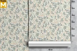 Carta da Parati Fiori Foglie Natura