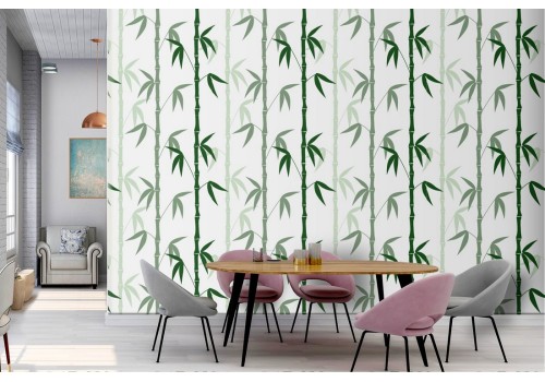 Bamboo nature decoration wallpaper.