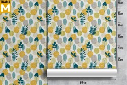 Stylized Nature Leaves Wallpaper