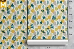 Stylized Nature Leaves Wallpaper