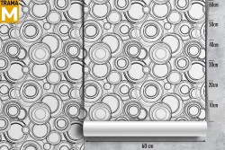 Stylized Vintage Geometric Wallpaper