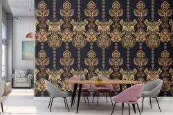 Vintage seals decoration wallpaper.
