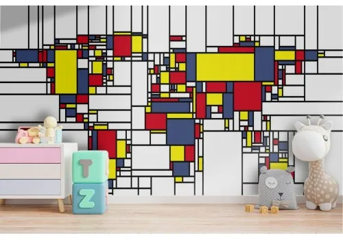 LEGO stylized world map wallpaper