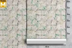 Vintage Tile Wallpaper