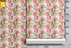 Wallpaper Design and Styles Flora and Fauna Flowers Dark and Skulls Modern