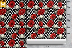 Dark Wallpaper and Modern Skulls Stripes and Waves