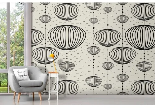 Abstract geometry wallpaper decoration.