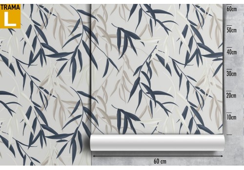 Wallpaper leaves stylized nature decoration. 2