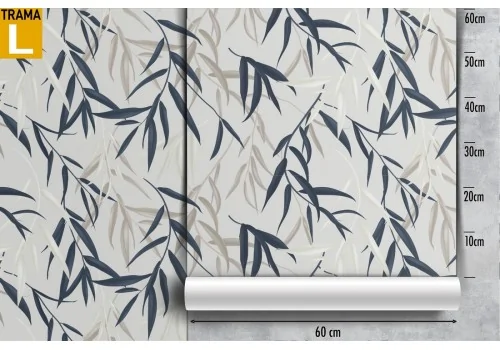 Wallpaper leaves stylized nature decoration. 2