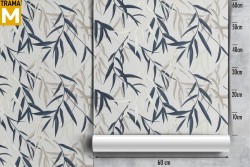 Stylized Nature Leaves Wallpaper
