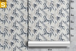 Carta da Parati Design e Stili Flora e Fauna Foglie Natura Stilizzata