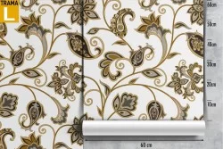 English vintage nature decoration wallpaper.