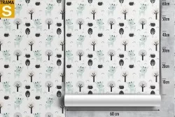 Carta da Parati Bambini Animali uccelli Decorazioni e Pattern